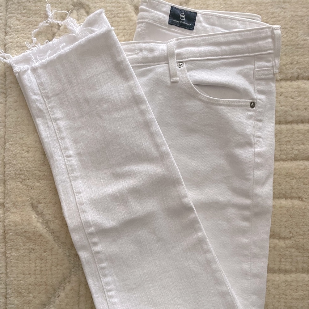 AG Slim White Jeans